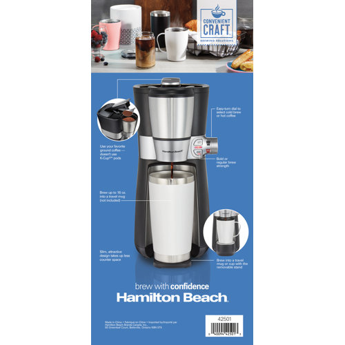 Hamilton Beach® Convenient Craft Rapid Cold Brew and Hot Coffee Maker